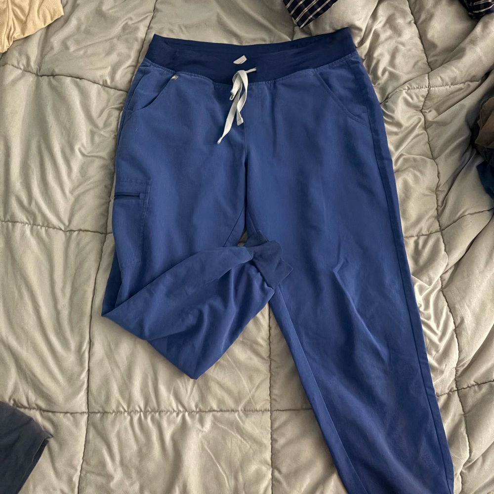 Figs royal blue joggers